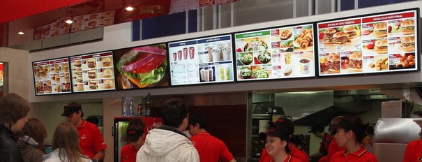 Цифровые менюборды - решения Digital Signage для кафе и ресторанов ...