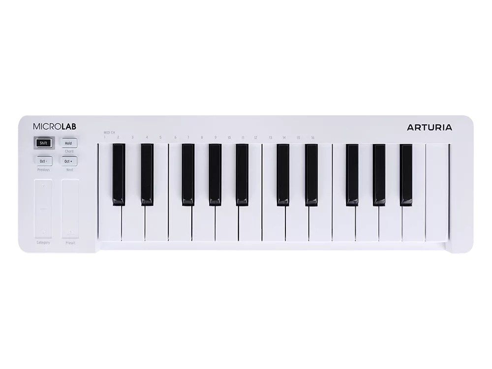 MIDI клавиатура Arturia MicroLab 3 White