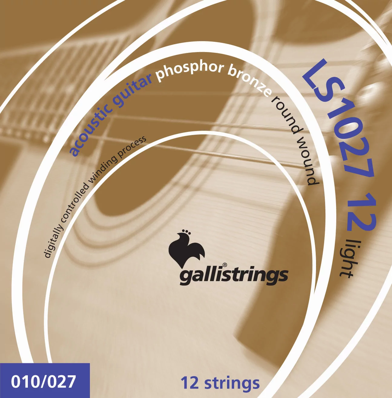 Комплект струн GALLI STRINGS LS1027-12