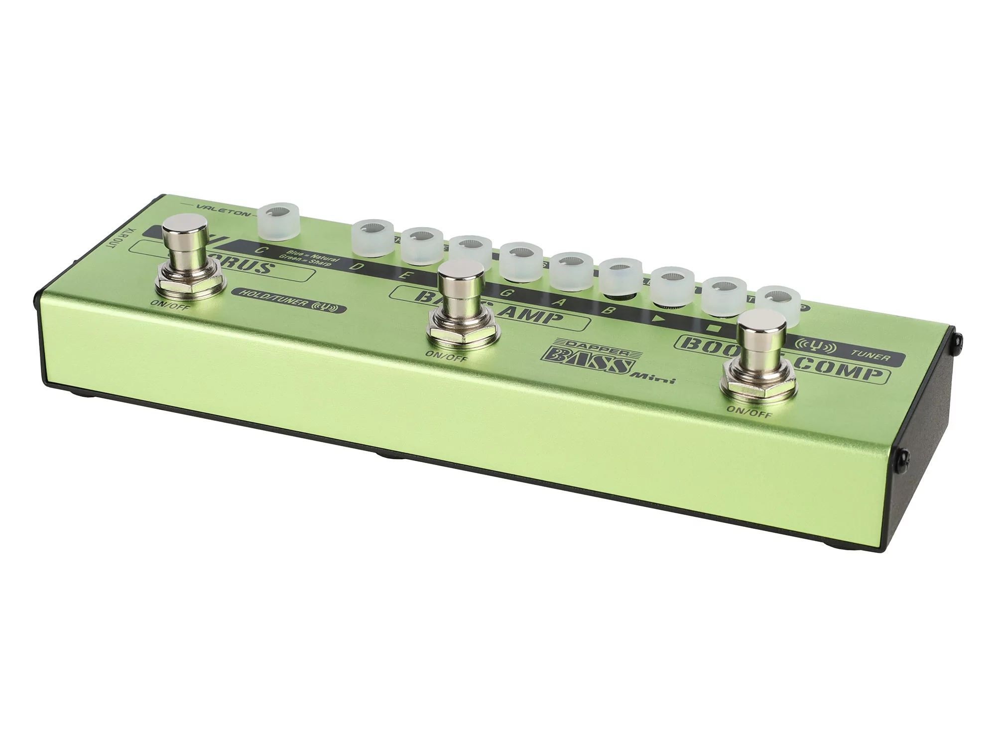 Напольная компактная басгитарная педаль Dapper Bass Mini Valeton MES-2 4