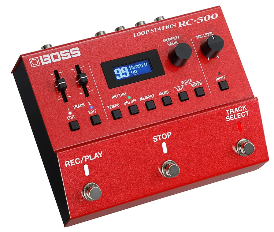 Двухдорожечный лупер и процессор BOSS RC-500