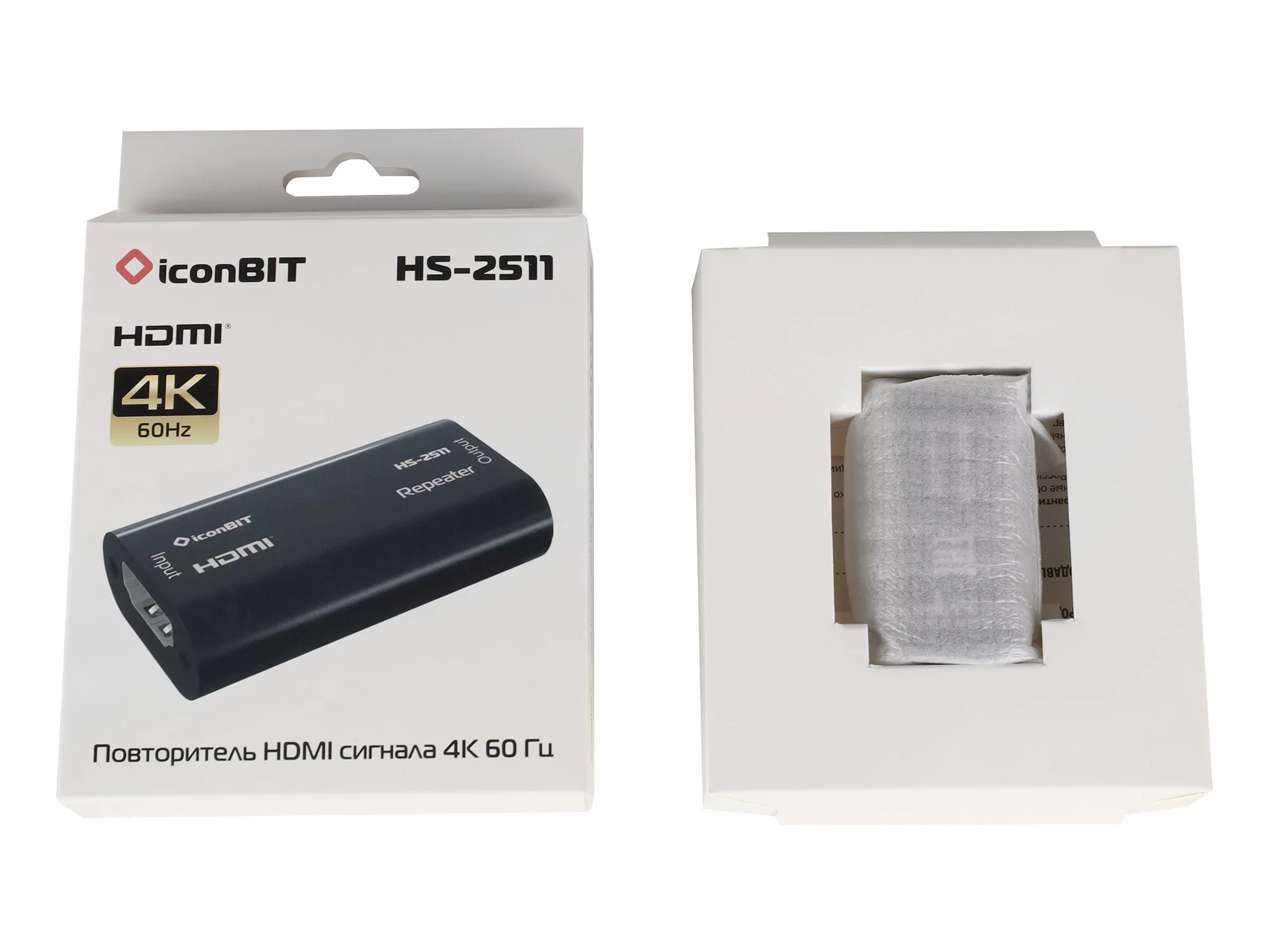 Повторитель-усилитель сигнала HDMI iconBIT HS-2511 12