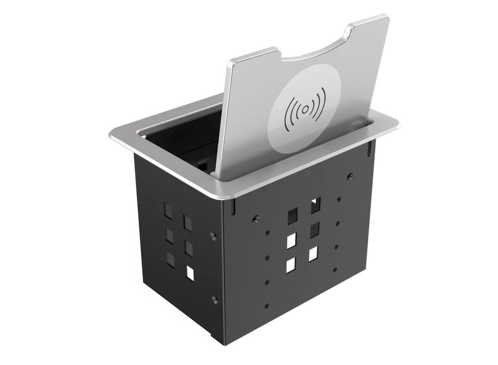 Прямоугольный металлический корпус Wize Pro WRTS-06BOXQI-S 3