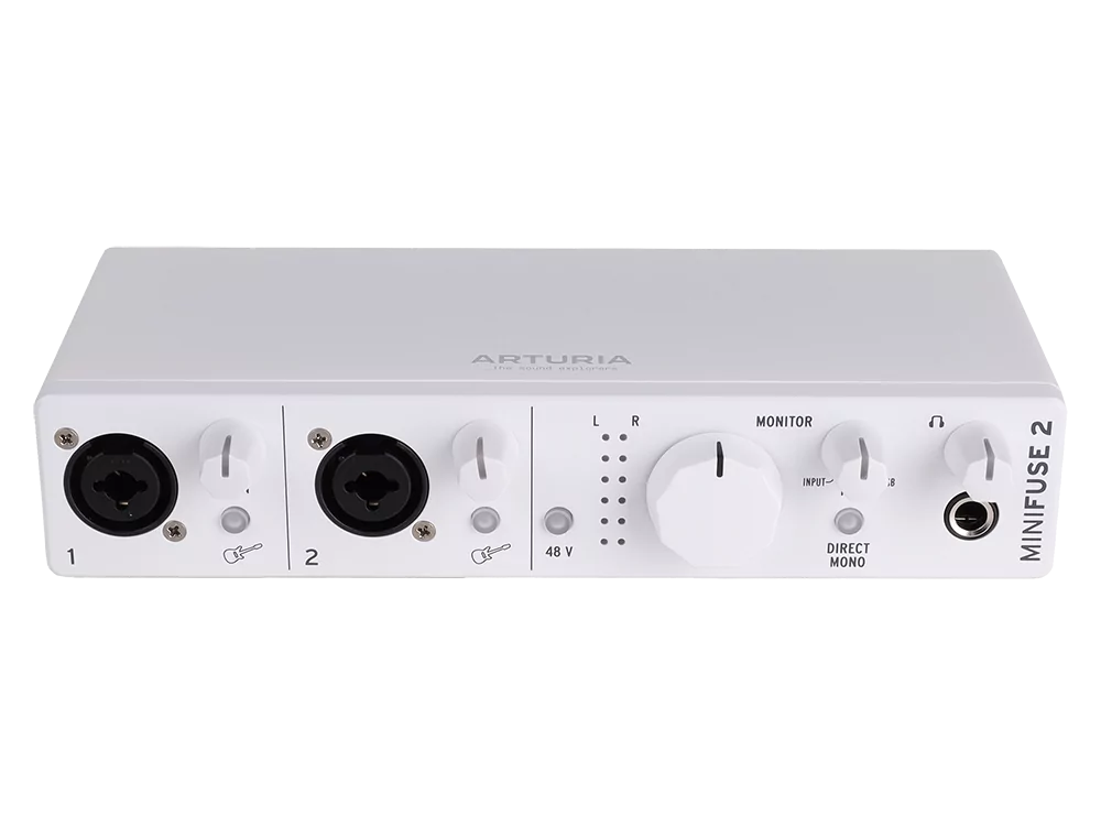 Аудиоинтерфейс USB Arturia MiniFuse Recording Pack White 3