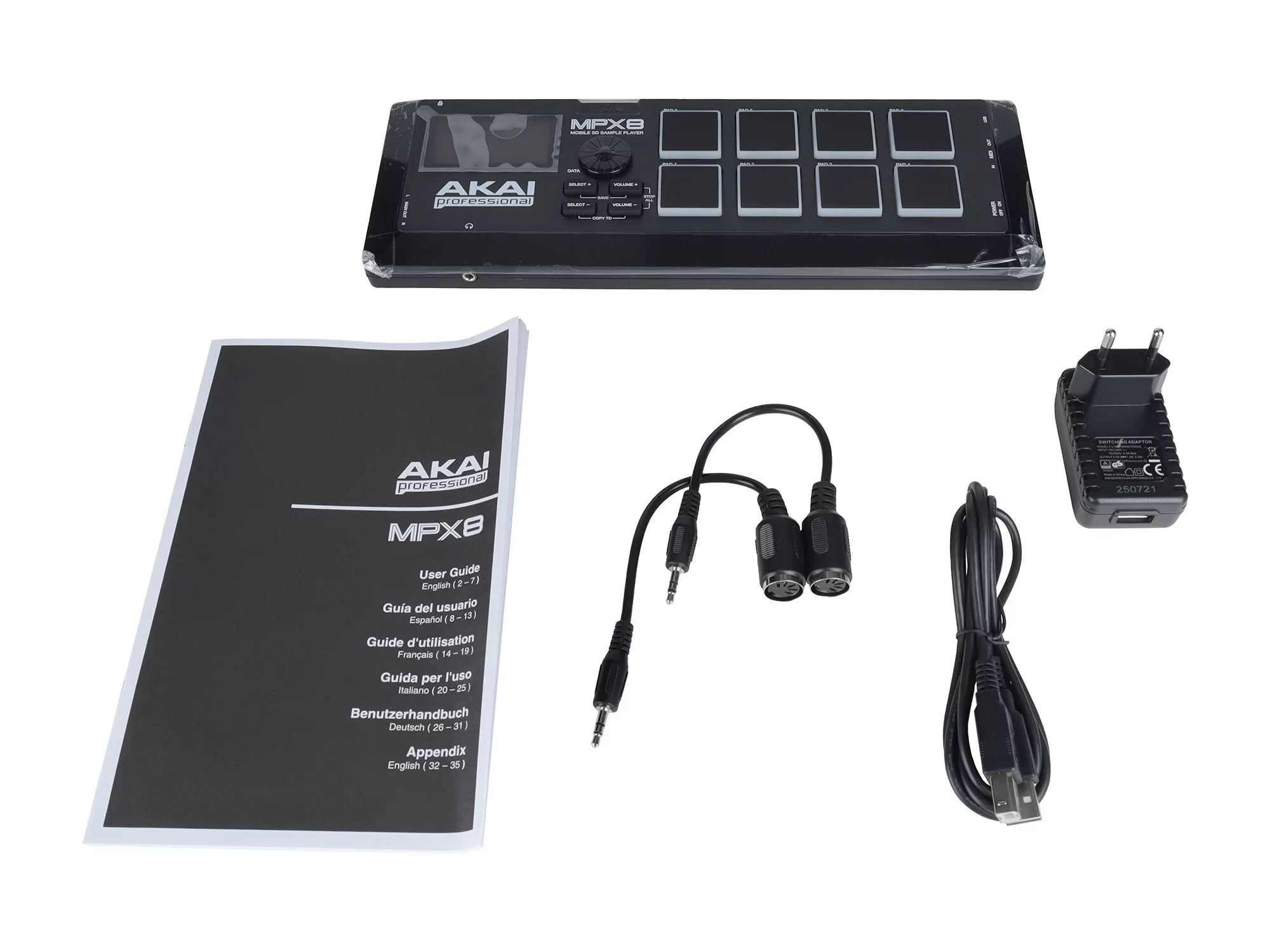 MIDI контроллер AKAI MPX 8 13