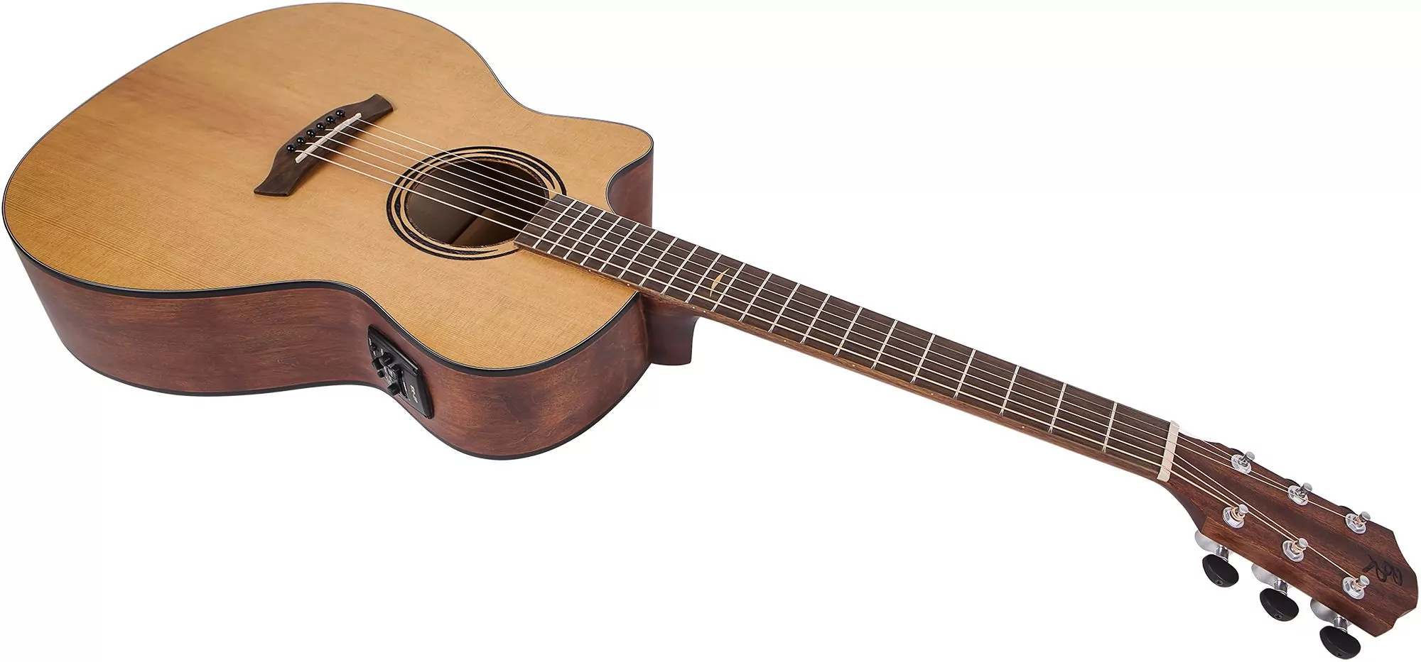 Леворукая электроакустическая гитара BATON ROUGE AR21C/ACE-L 3