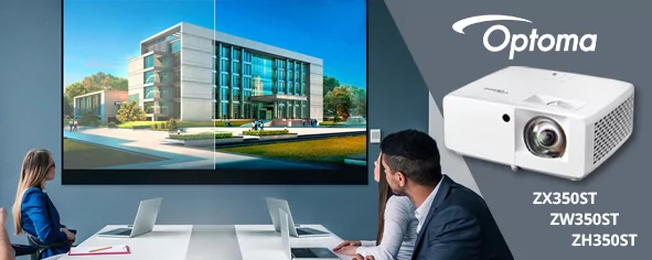 Optoma ZX350ST, ZW350ST и ZH350ST – компактные лазерные проекторы для бизнеса и образования
