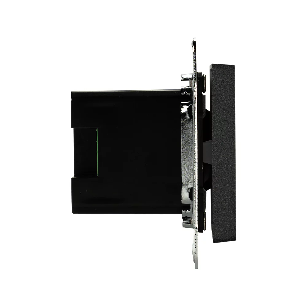 Сценарный выключатель 2-кл, модуль 55х55, Bus77, Графит iRidi DB-00-55-0204 3