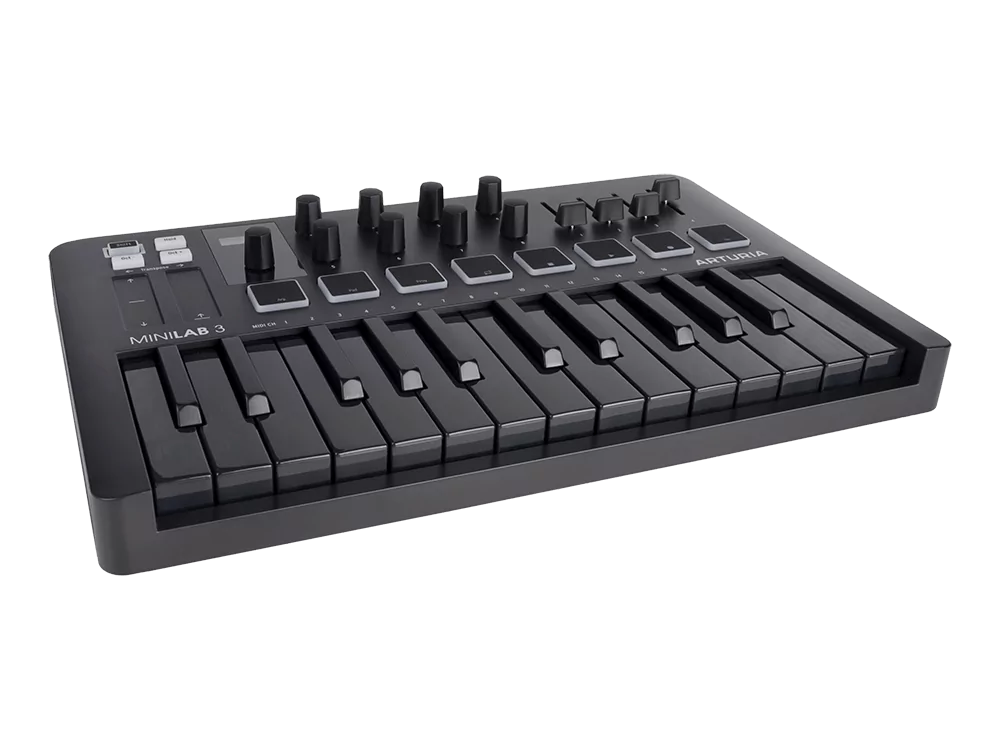 MIDI клавиатура Arturia MiniLAB 3 Deep Black 8