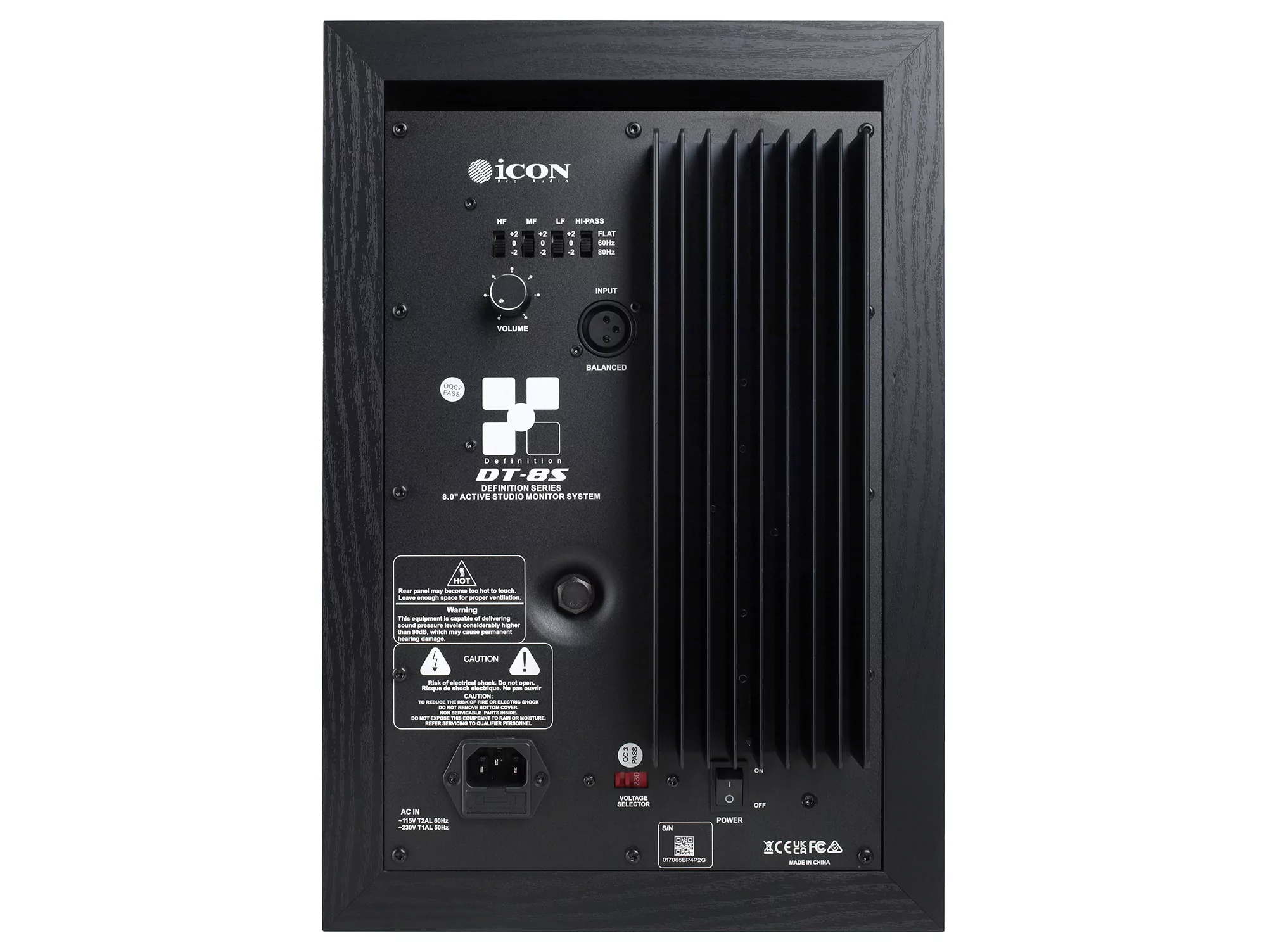 Акустическая система (студийный монитор) Icon DT-8S 15