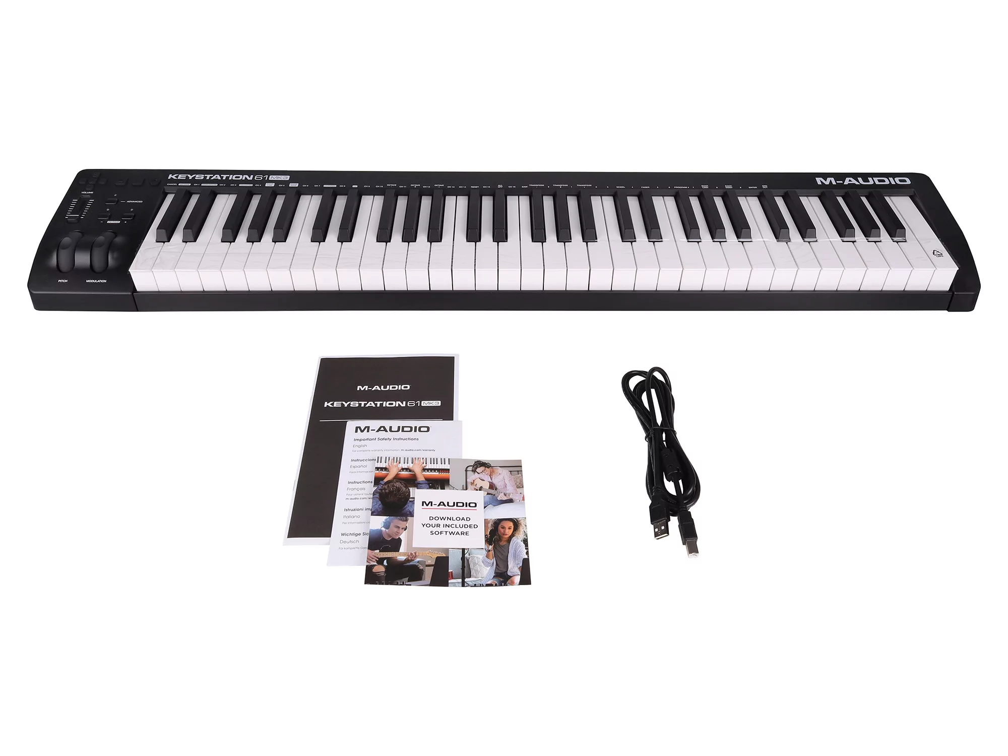MIDI клавиатура M-audio Keystation 61 MK3 13