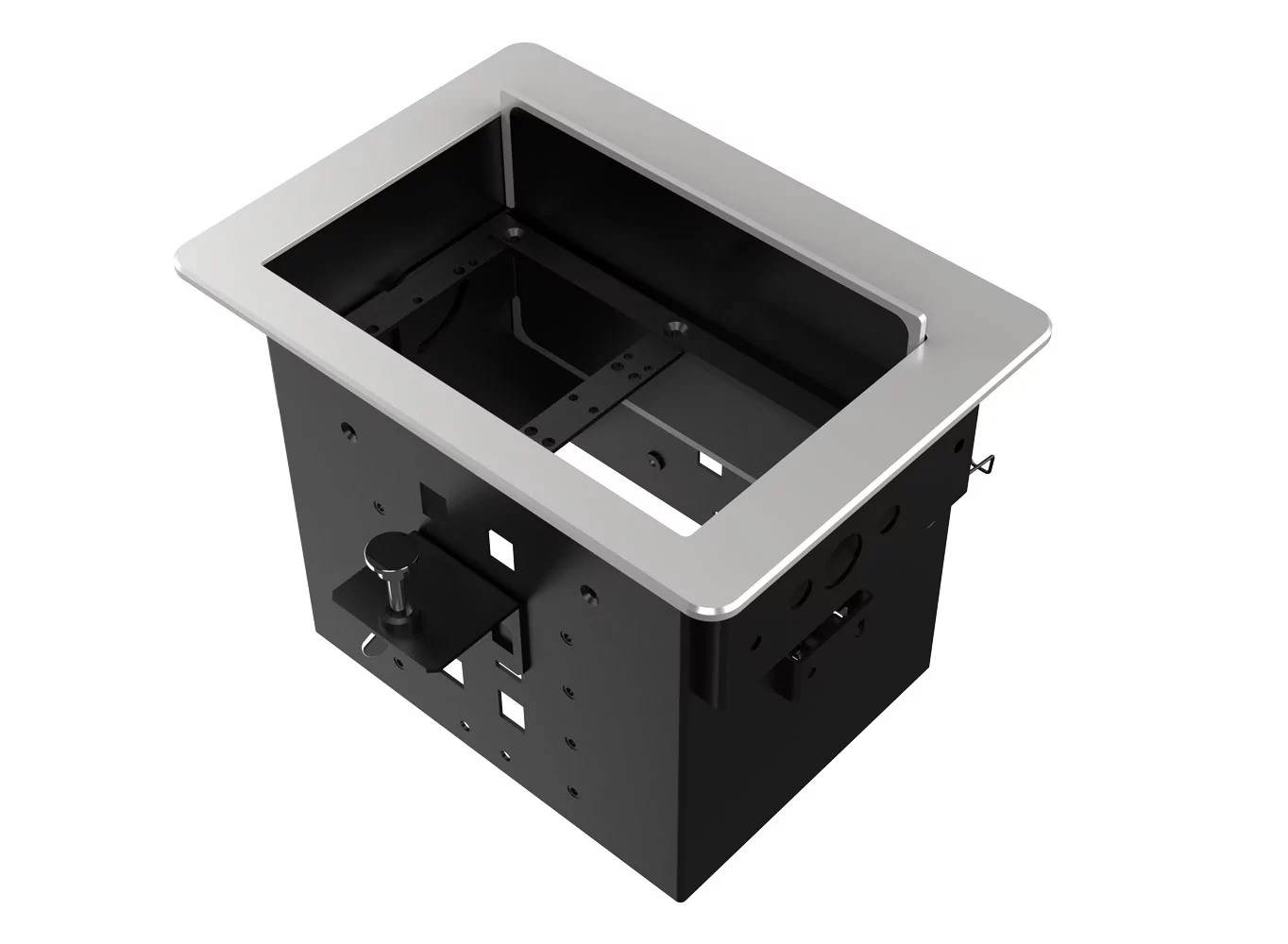 Прямоугольный металлический корпус Wize Pro WRTS-06BOX-S 4