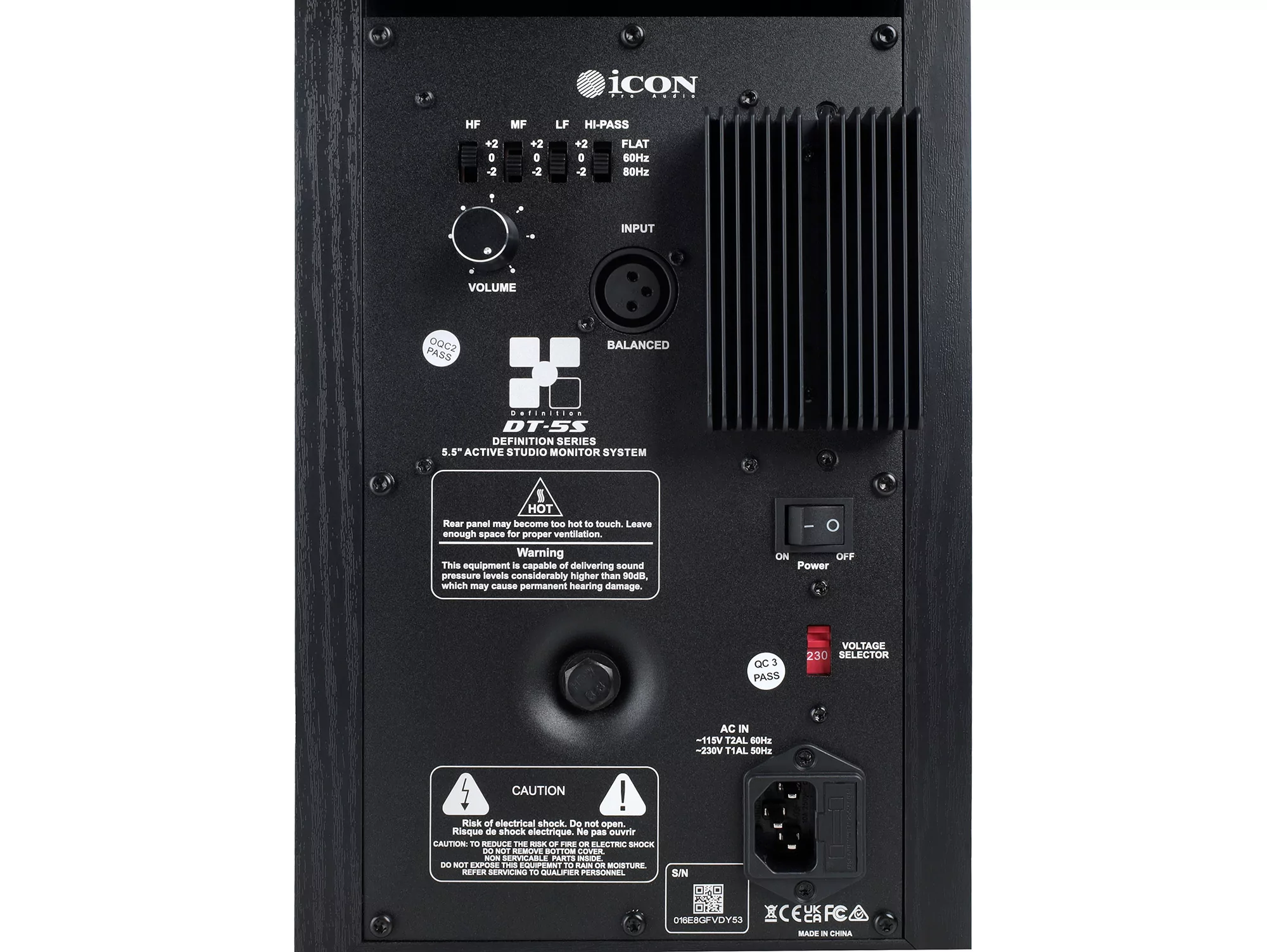 Акустическая система (студийный монитор) Icon DT-5S 12