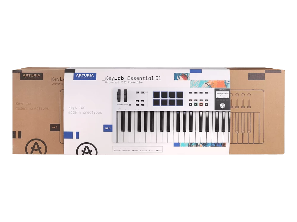MIDI клавиатура Arturia KeyLab Essential 61 mk3 White 14