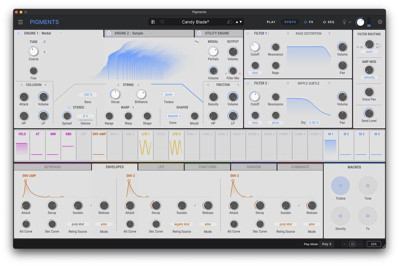 Электронная лицензия Arturia Pigments 7 (electronic license) 2