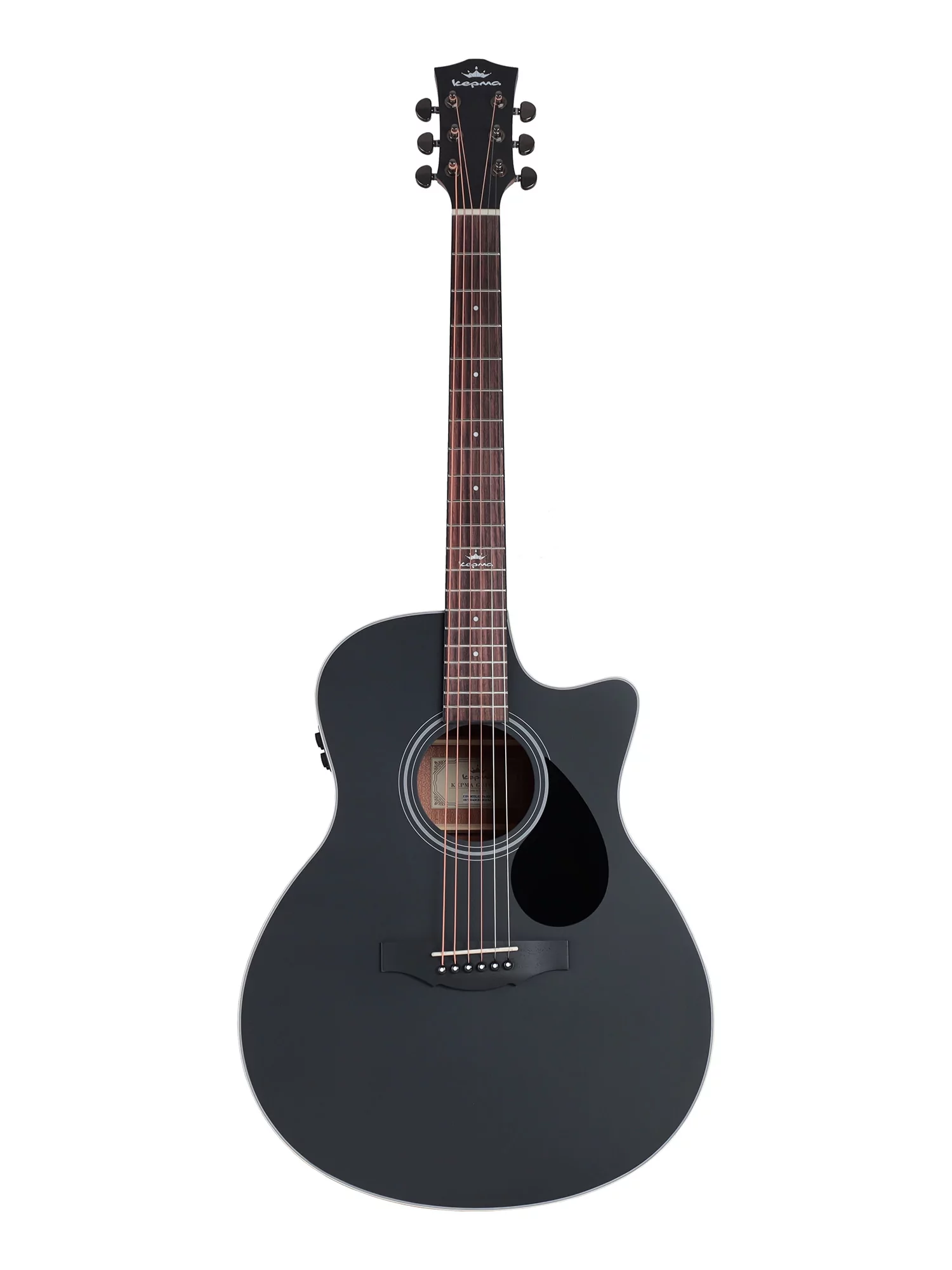 Трансакустическая гитара Kepma D1CEPRO-K10PRO-BKM 2