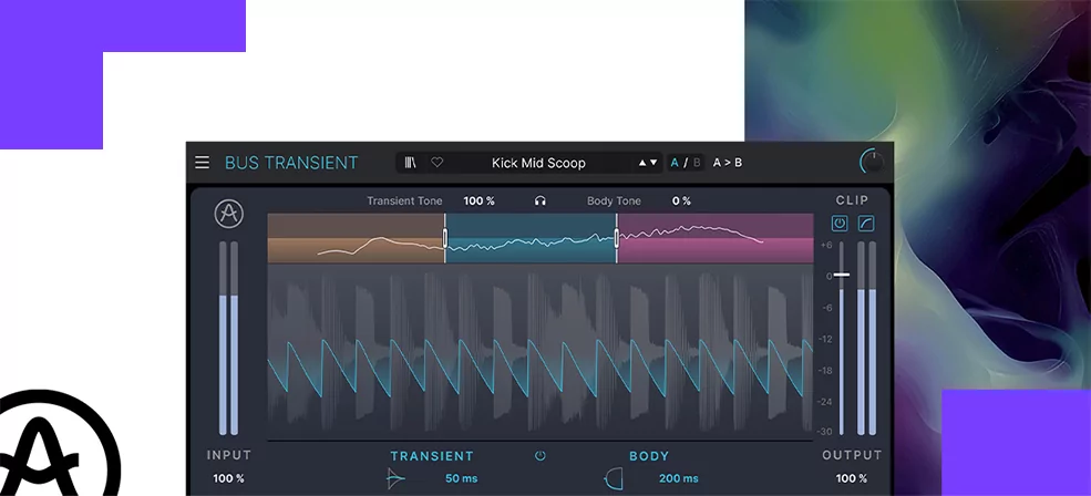 Arturia Bus TRANSIENT – плагин для совершенствования музыкальных партий