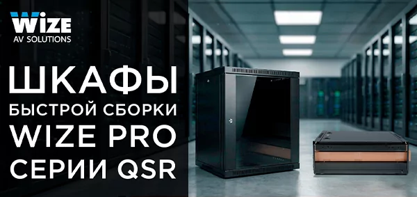 Шкафы быстрой сборки Wize Pro серии QSR