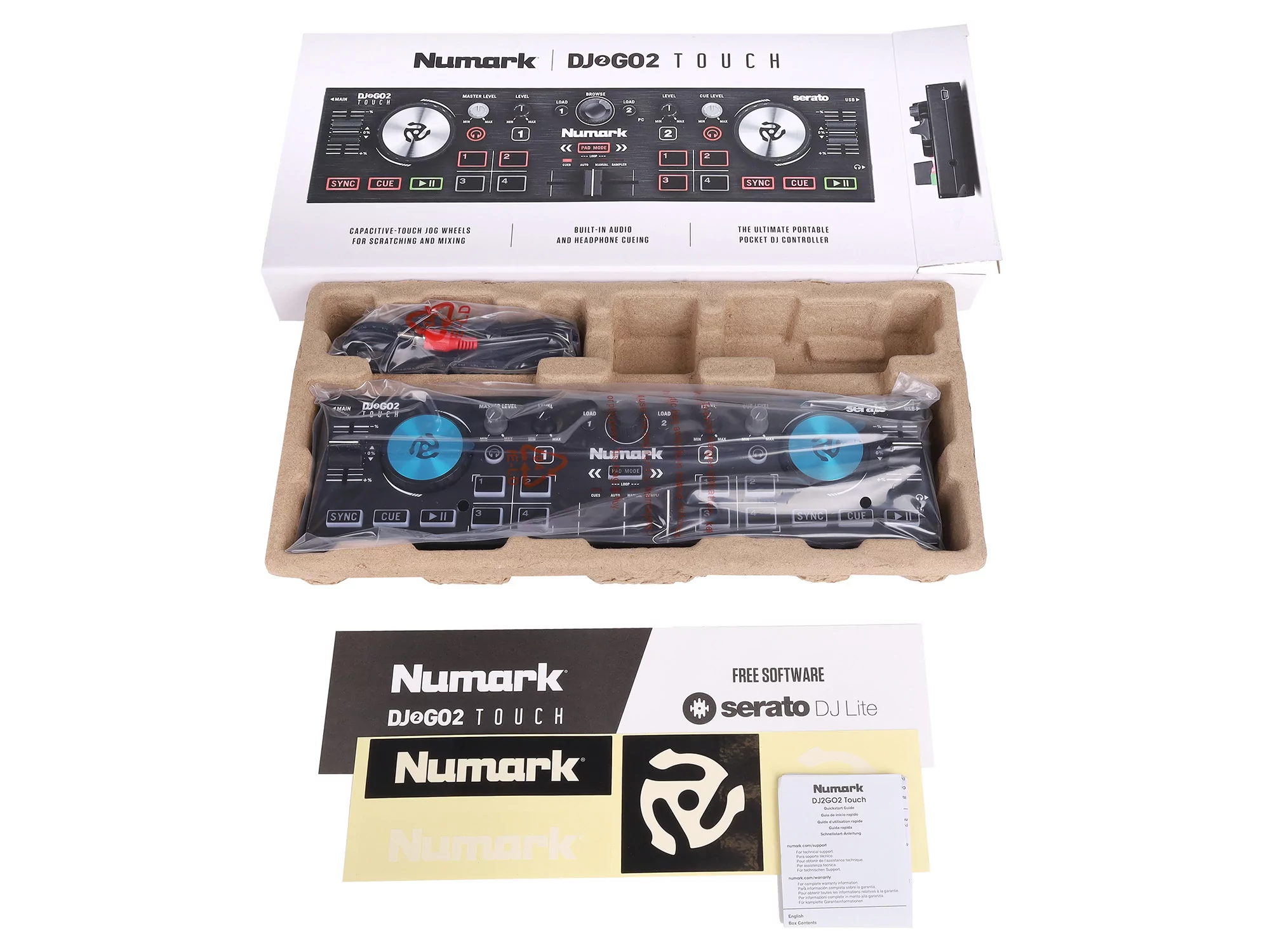 Микшер-семплер (контроллер) Numark DJ2GO2 Touch 15