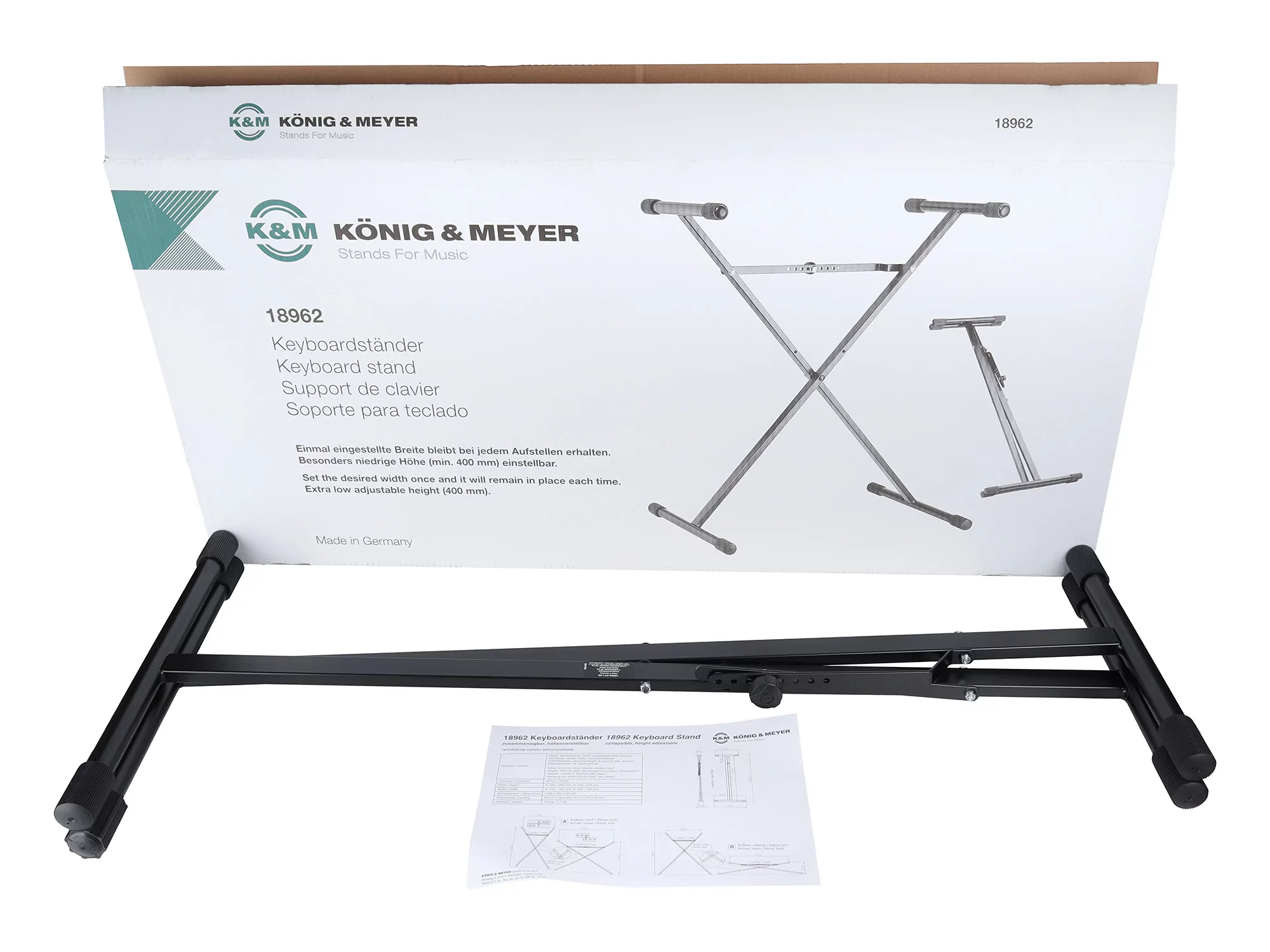 X-образная клавишная стойка K&M 18962-071-55 21