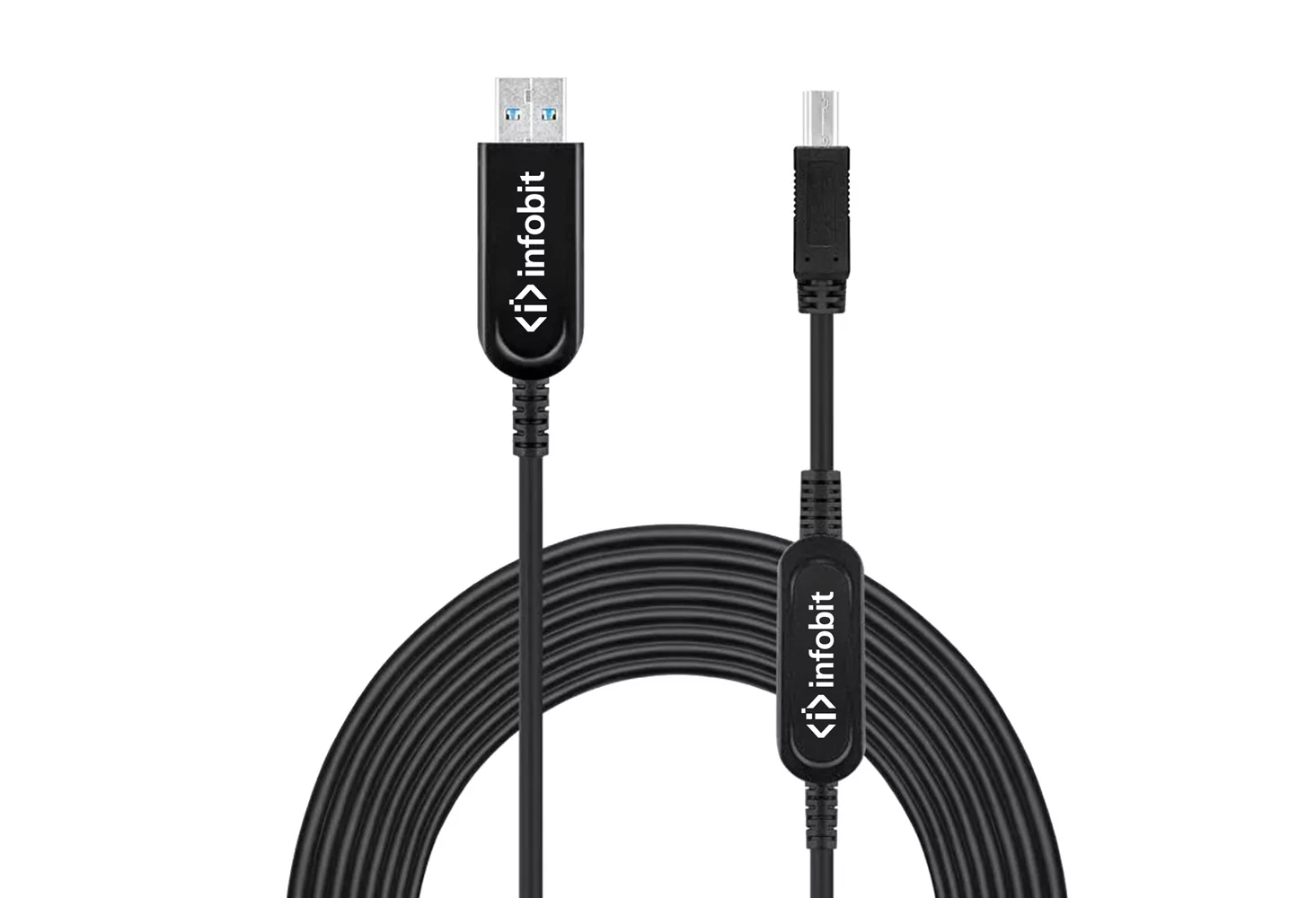 Кабель оптический активный USB 3.1 Gen 2 Infobit U31-AMBM32-25