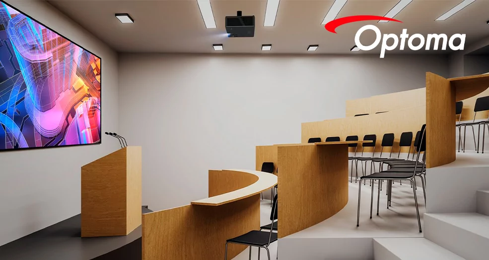 Optoma ZK608TST – короткофокусный лазерный проектор 4K UHD