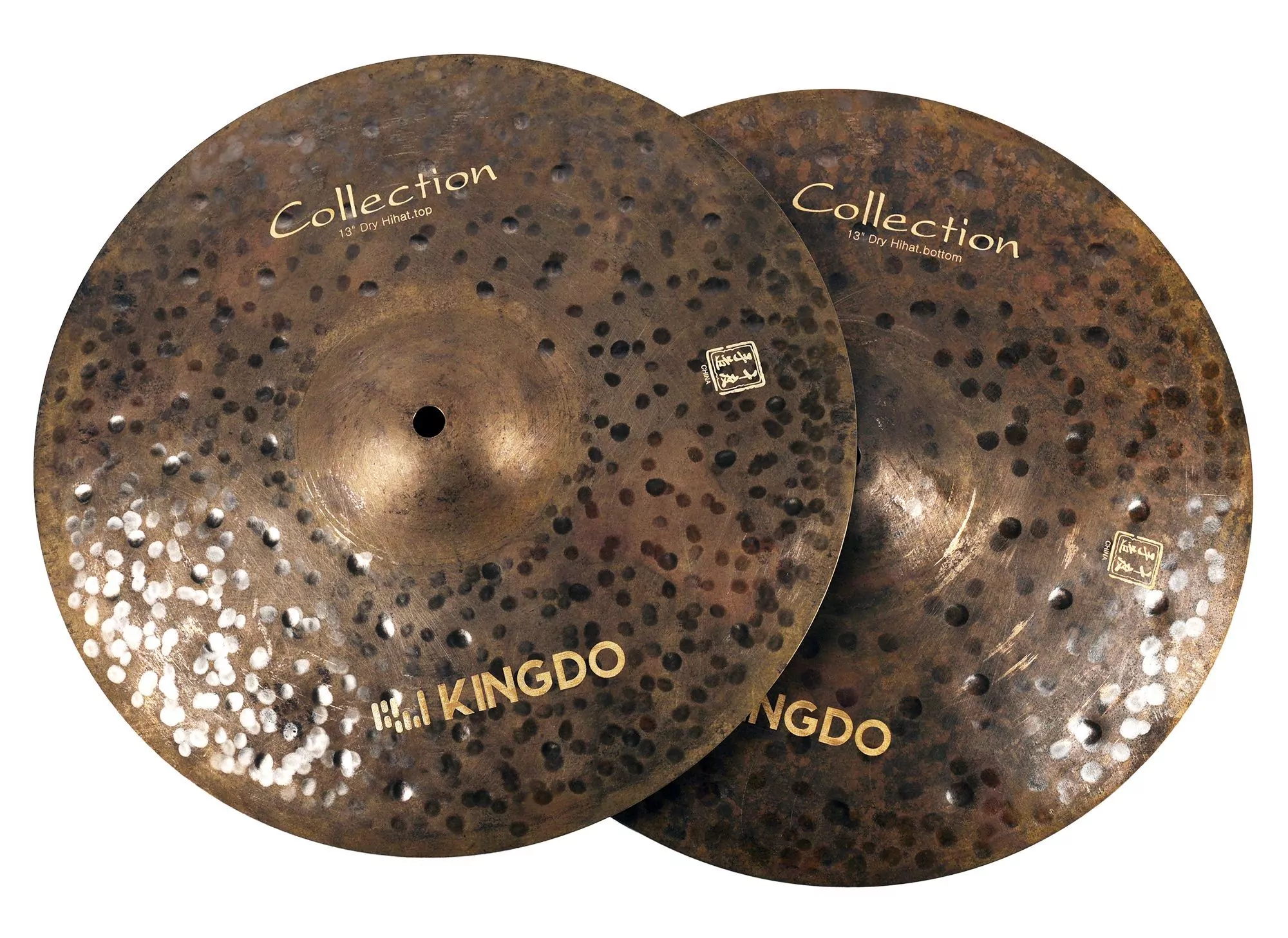 Тарелки хай-хэт 13" KINGDO 13" COLLECTION ARTIST DRY HI-HAT 3