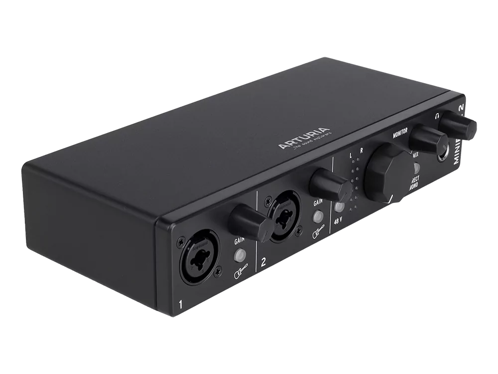 Аудиоинтерфейс USB Arturia MiniFuse Recording Pack Black 2