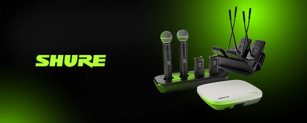 Оборудование SHURE со склада AUVIX