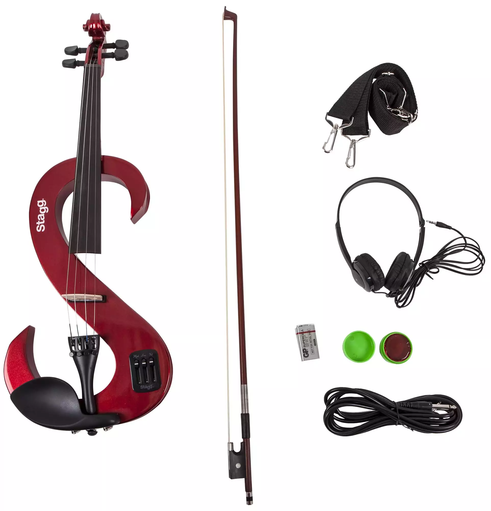 Электроскрипка STAGG EVN-4/4 MRD 6