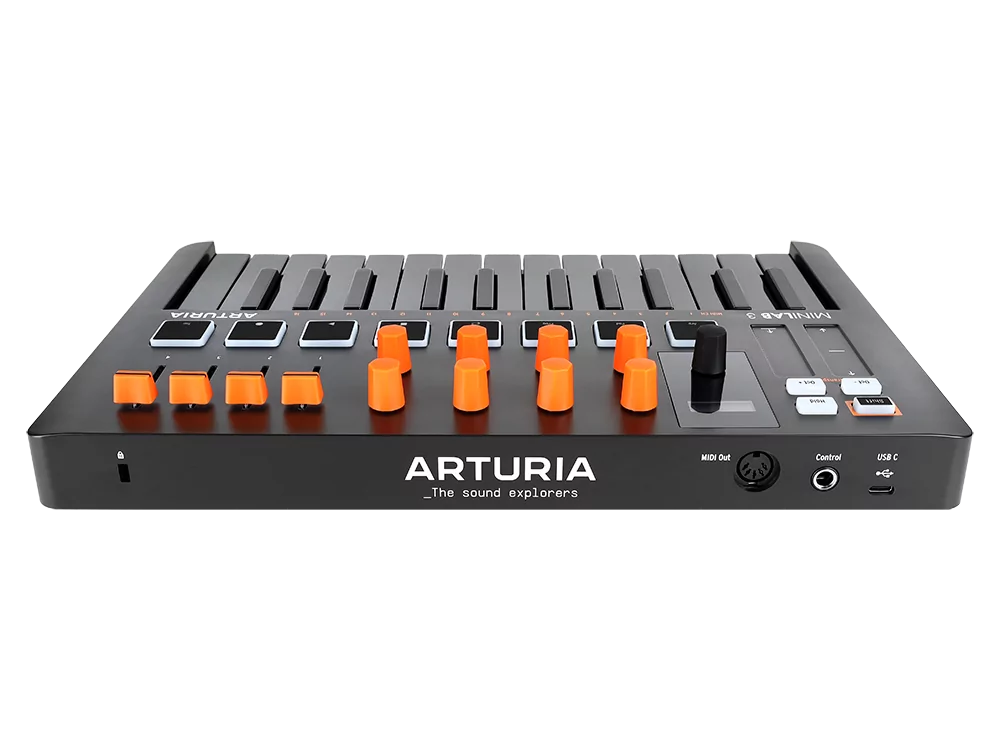 MIDI клавиатура Arturia MiniLAB 3 Orange Edition 5