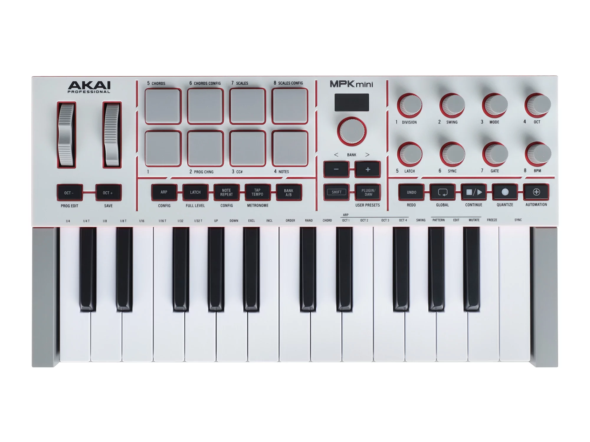 Миди-клавиатура AKAI MPK Mini IV White 10