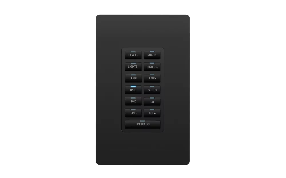 13-кнопочная Ethernet-клавиатура AMX HPX-U400-R-MET-13E