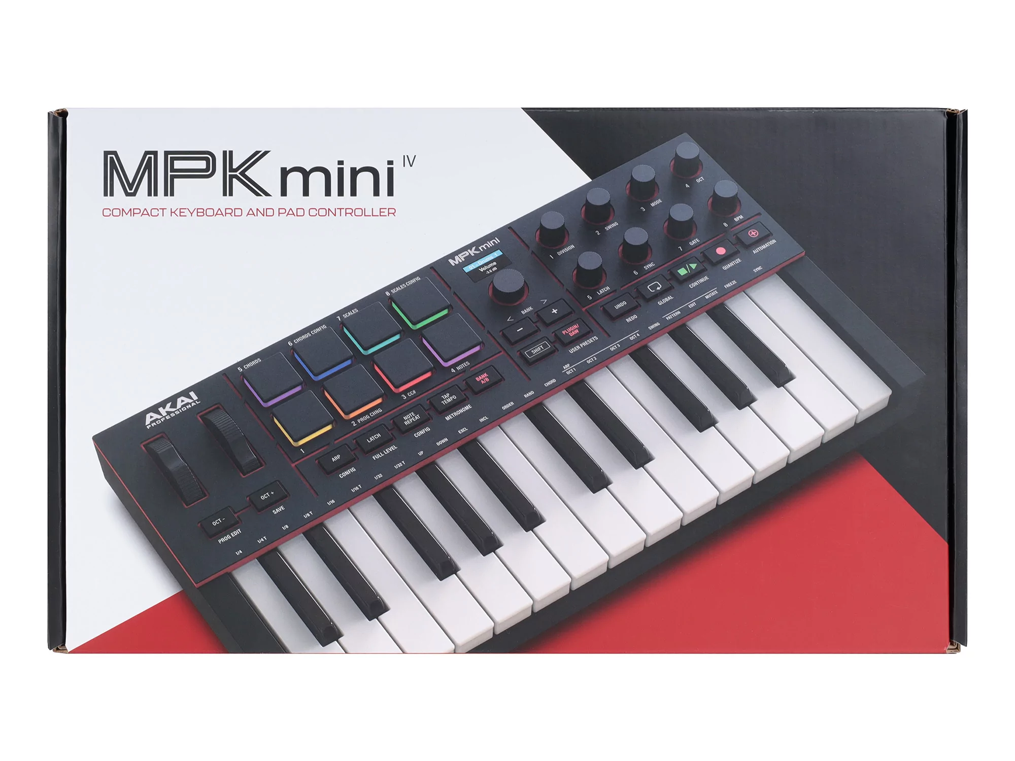 Миди-клавиатура AKAI MPK Mini IV Black 13