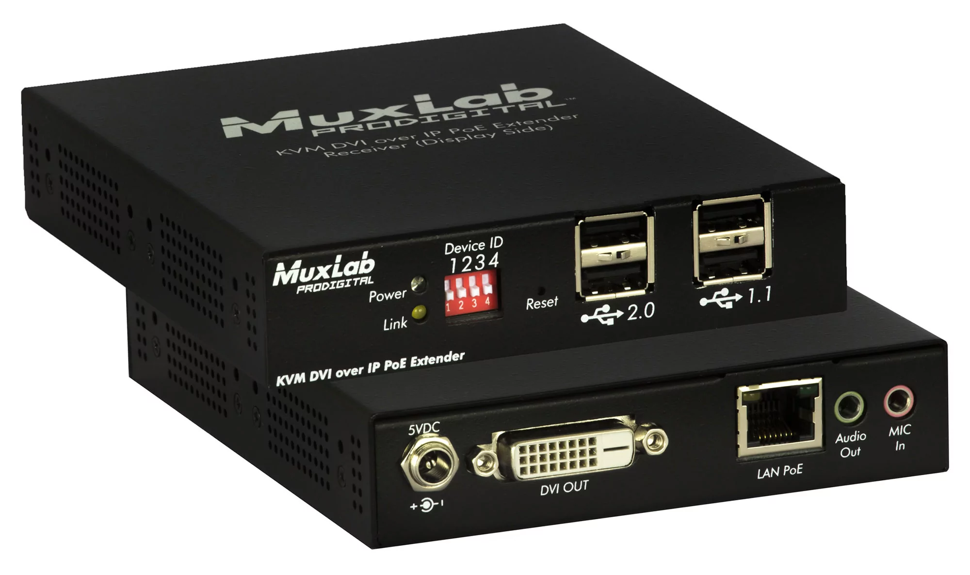 Приемник-декодер DVI MuxLab 500771-RX 2