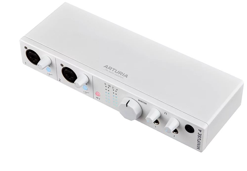 Аудиоинтерфейс USB Arturia MiniFuse 4 White 4