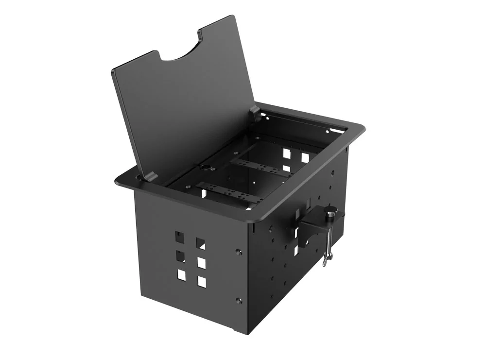 Прямоугольный металлический корпус Wize Pro WRTS-12BOX-B 2