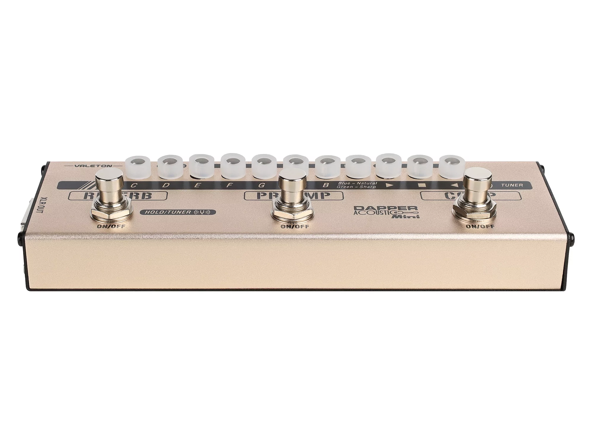 Напольная компактная гитарная педаль Dapper Acoustic Mini Valeton MES-4 3