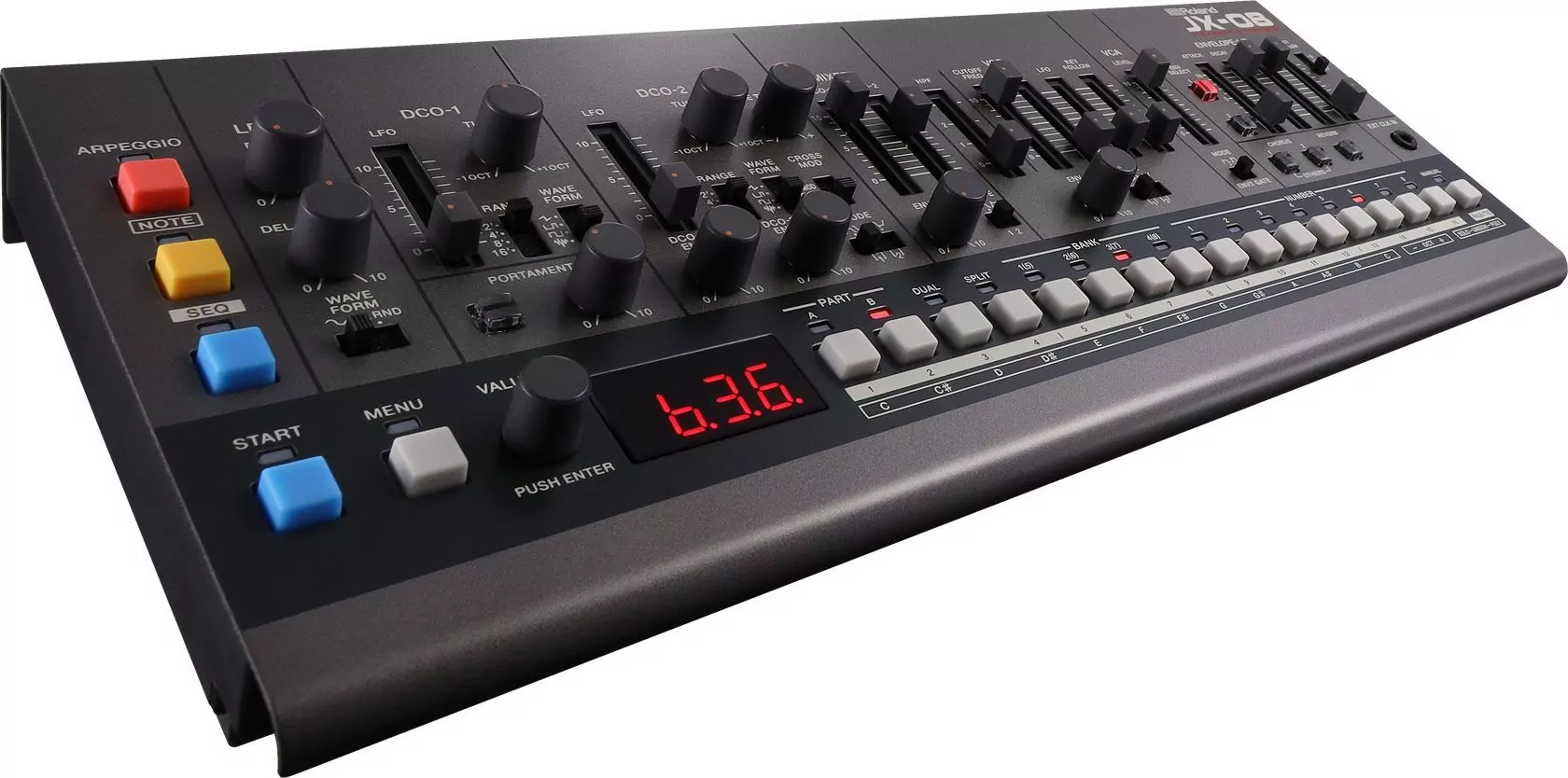 Компактный настольный синтезатор ROLAND JX-08 2