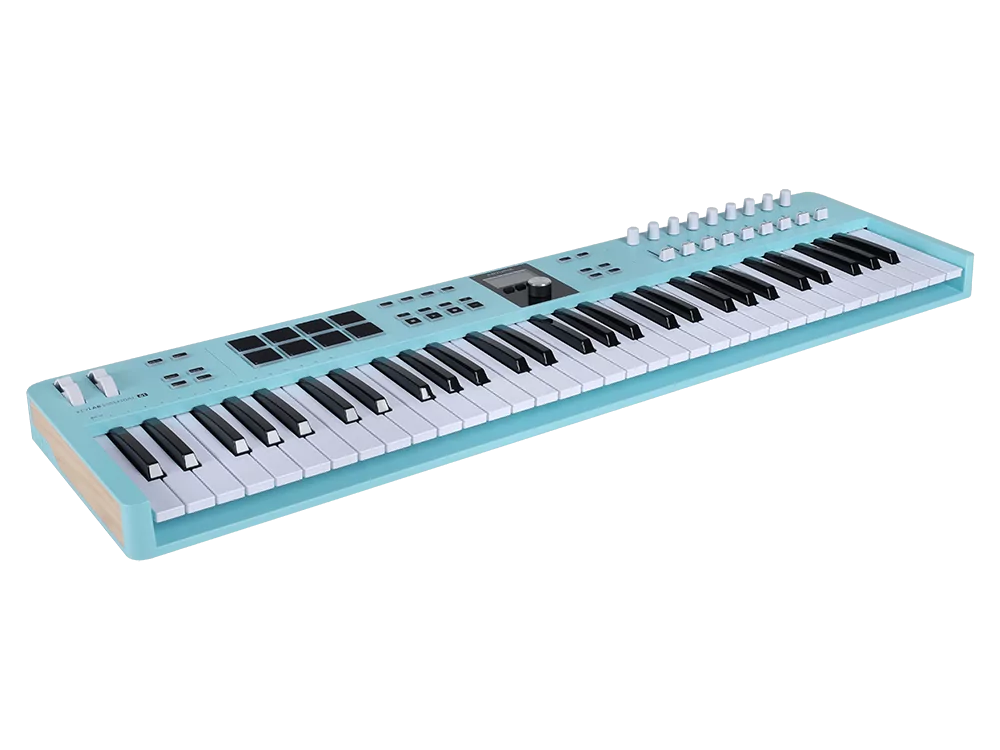 MIDI клавиатура Arturia KeyLab Essential 61 mk3 Aquamarine 2