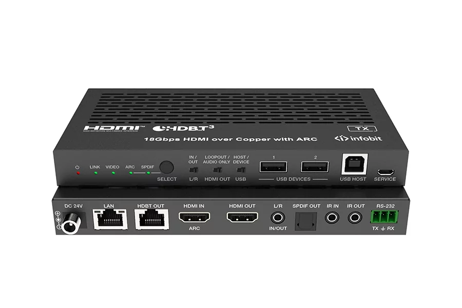 Передатчик сигнала HDMI,USB Infobit iTrans E100V3K-T