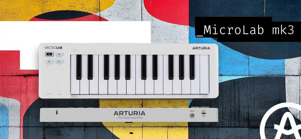 Arturia MicroLab mk3 ─ контроллер для современных творческих людей