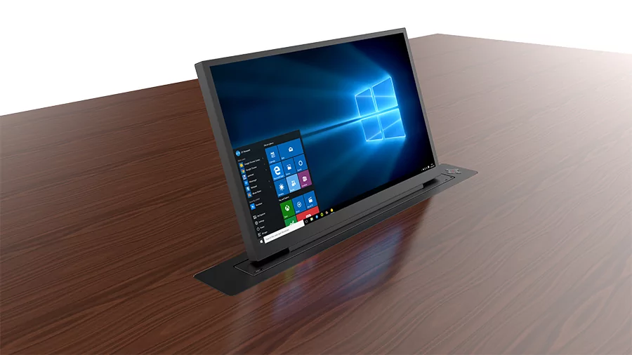 Моторизированный выдвижной монитор Genius Tilt Wize Pro WR-24GT Touch (black)