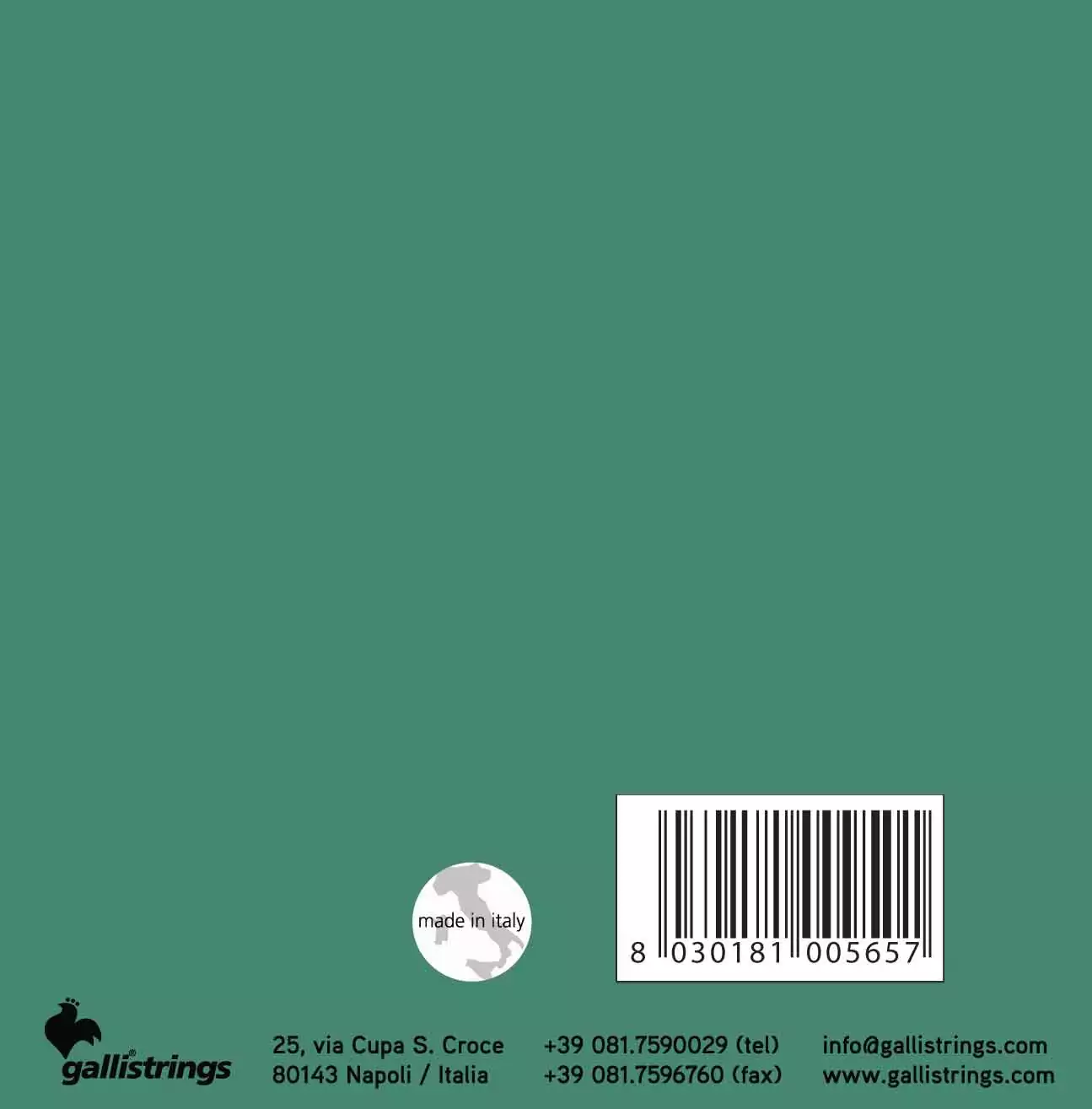 Комплект струн GALLI STRINGS G210