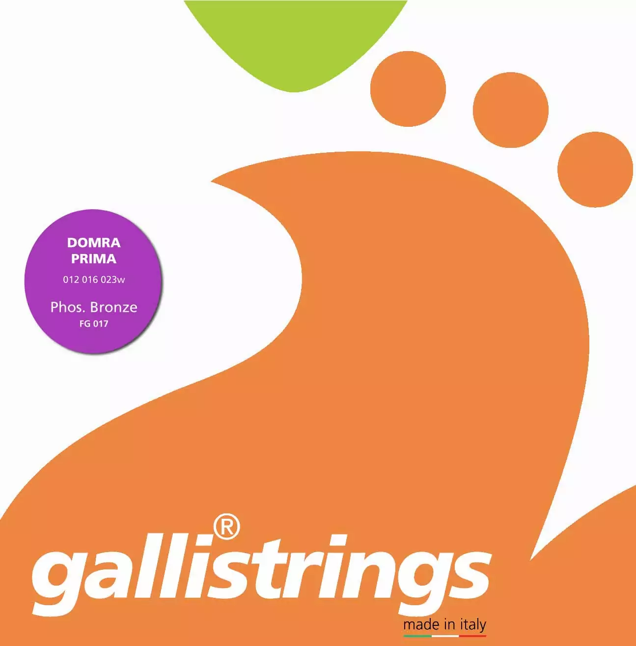 Комплект струн GALLI STRINGS FG017