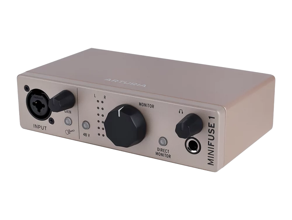 Аудиоинтерфейс USB Arturia MiniFuse 1 Champagne 9