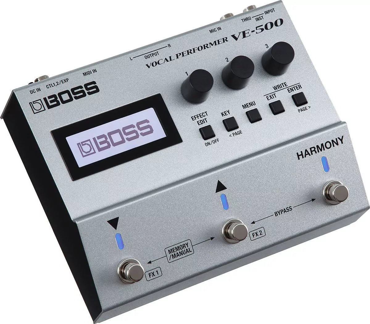 Флагманский вокальный процессор эффектов BOSS VE-500