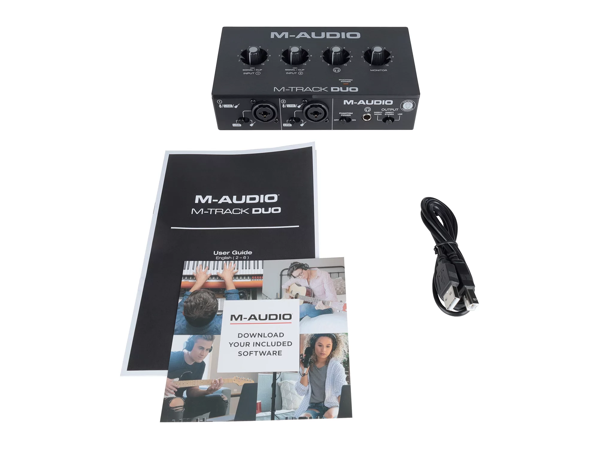 Аудиоинтерфейс USB M-audio M-Track Duо 7