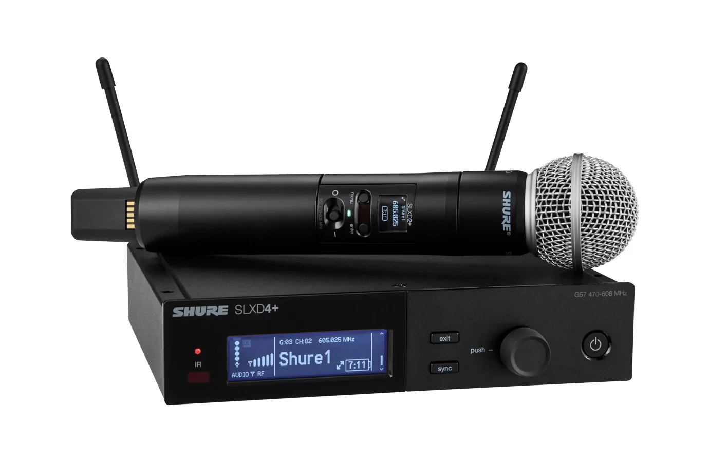 Цифровая одноканальная радиосистема SHURE SLXD24+E/58-G65