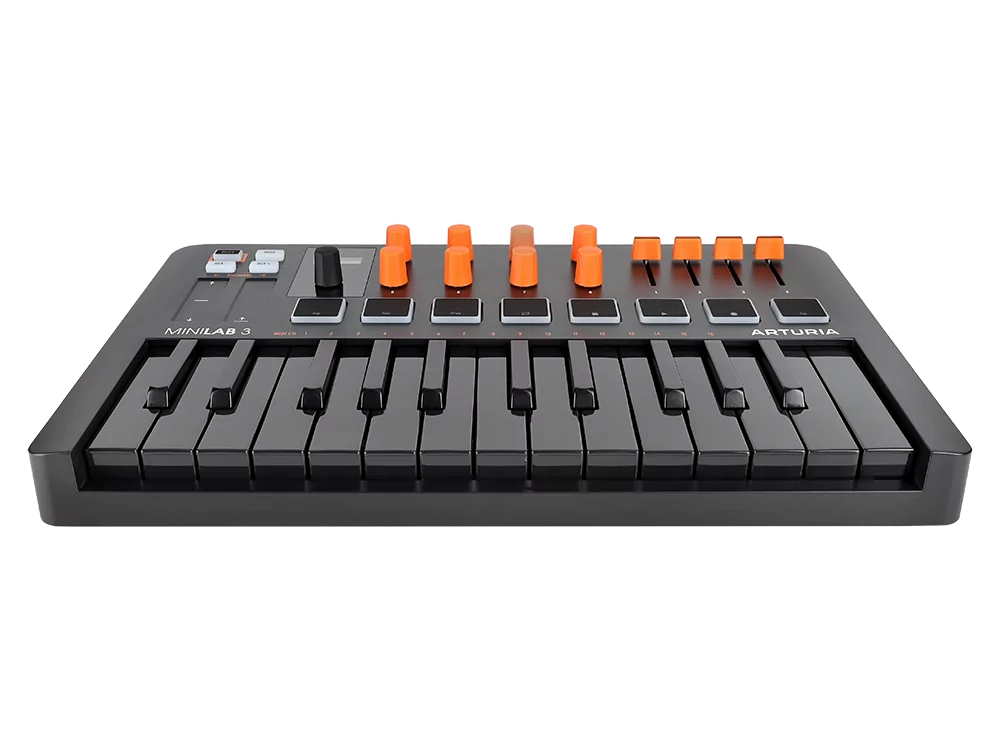 MIDI клавиатура Arturia MiniLAB 3 Orange Edition 3